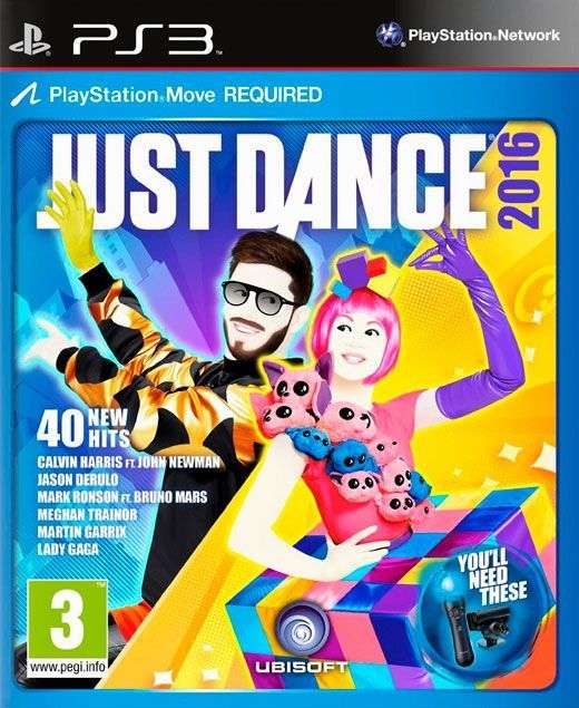 Just Dance 2016 (Move)(PS3)(New) - Ubisoft 120G