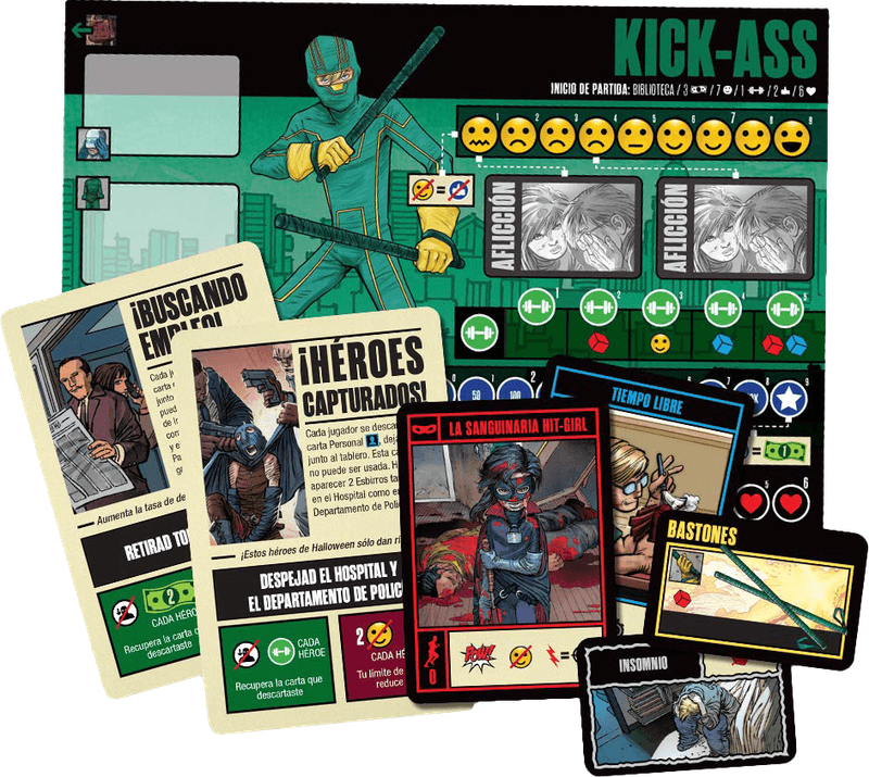 Kick-Ass - The Board Game (New) - CMON 2800G