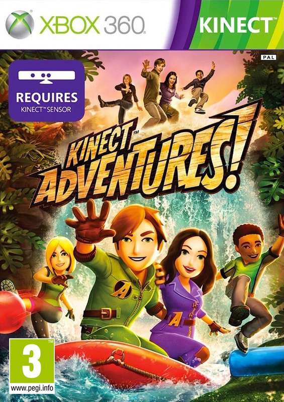 Kinect Adventures! (Sleeved)(Xbox 360)(Pwned) - Microsoft Game Studios 130G