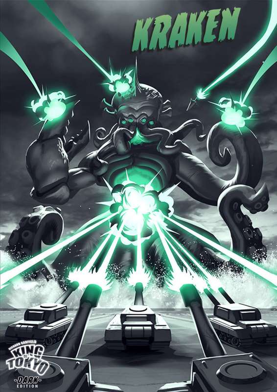 King of Tokyo - Limited Dark Edition (New) - Iello 1000G