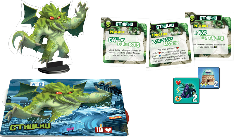 King of Tokyo & King of New York: Monster Pack 01 - Cthulhu (New) - Iello 300G