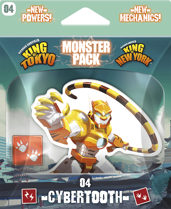 King of Tokyo & King of New York: Monster Pack 04 - Cybertooth (New) - Iello 300G