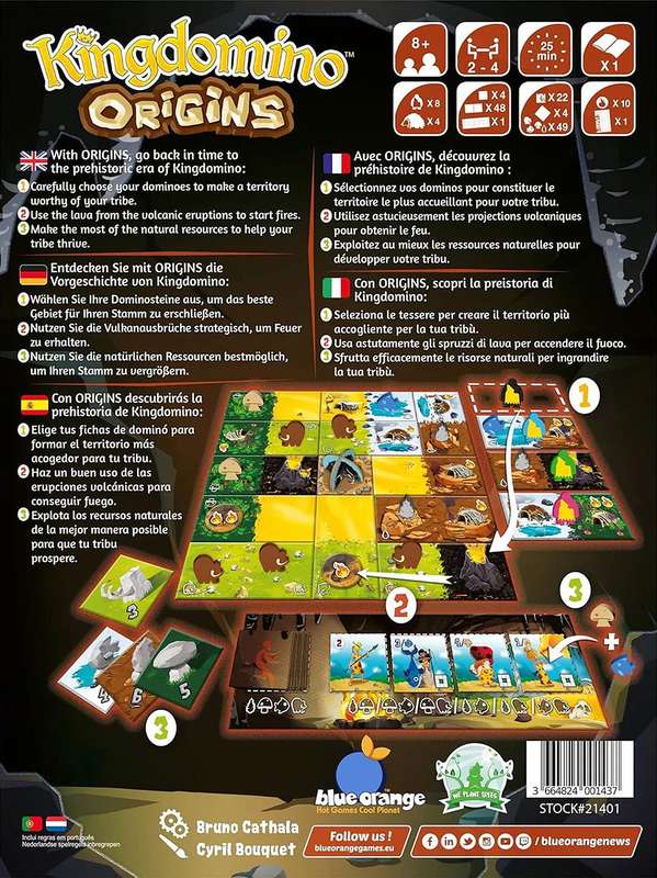 Kingdomino: Origins (New) - Blue Orange 1200G