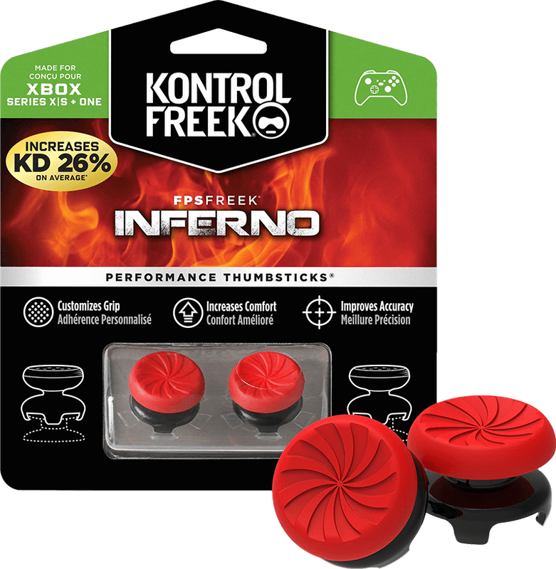KontrolFreek FPSFreek Thumb Grips - Inferno (Xbox One / Series)(New) - KontrolFreek 80G