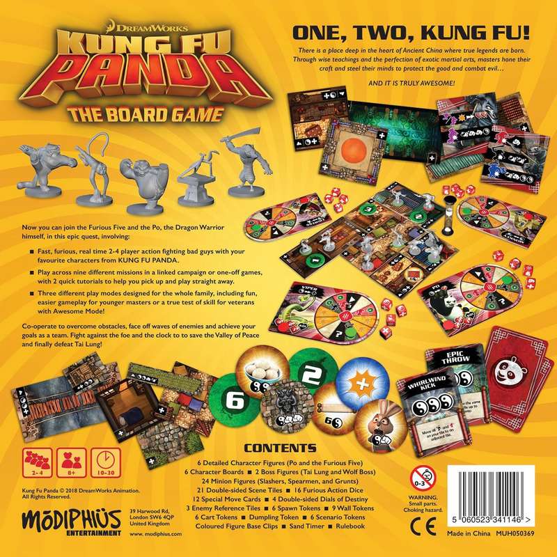 Kung Fu Panda - The Board Game (New) - Modiphius Entertainment 2000G