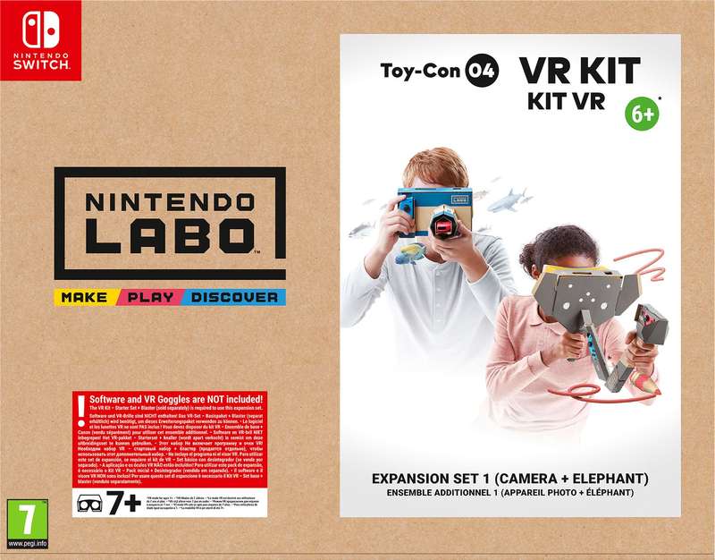 Nintendo Labo Toy-Con 04: VR Kit - Expansion Set 1 (Camera + Elephant)(NS / Switch)(New) - Nintendo