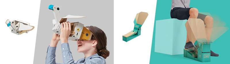 Nintendo Labo Toy-Con 04: VR Kit - Expansion Set 2 (Bird + Wind Pedal)(NS / Switch)(Pwned) -