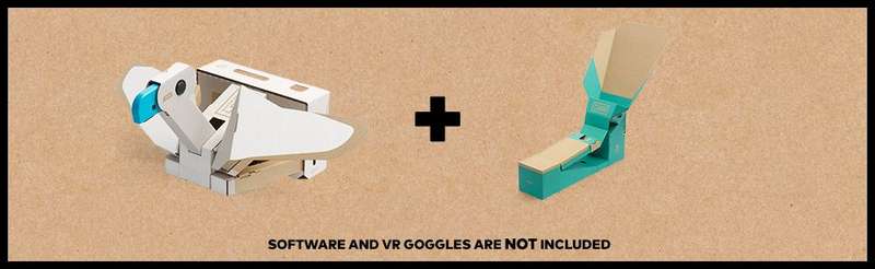 Nintendo Labo Toy-Con 04: VR Kit - Expansion Set 2 (Bird + Wind Pedal)(NS / Switch)(Pwned) -