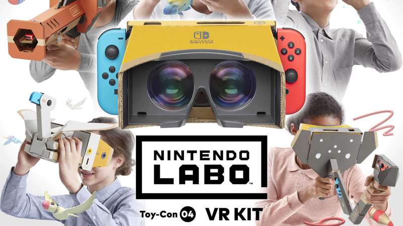 Nintendo Labo Toy-Con 04: VR Kit - Expansion Set 2 (Bird + Wind Pedal)(NS / Switch)(Pwned) -