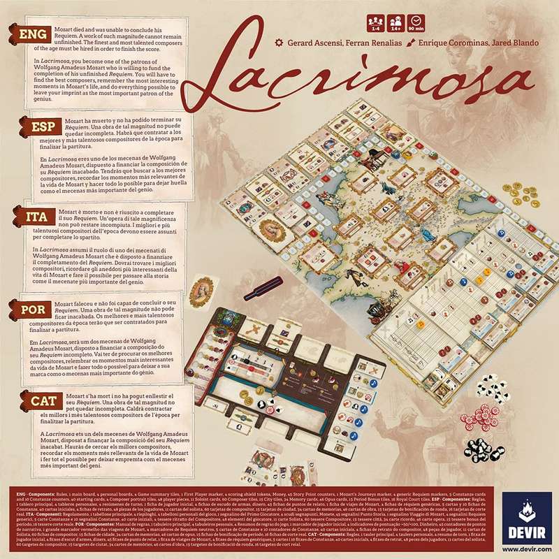 Lacrimosa (New) - Devir Games 3000G