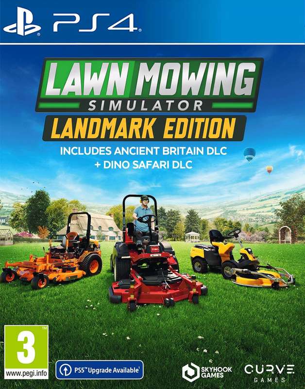 Lawn Mowing Simulator - Landmark Edition (PS4)(New) - Curve Games 130G