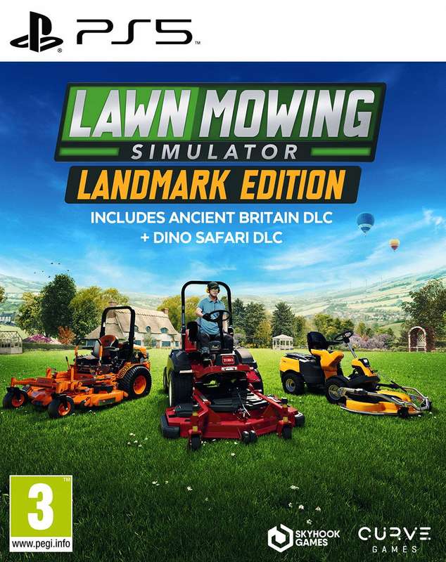 Lawn Mowing Simulator - Landmark Edition (PS5)(New) - Curve Games 90G