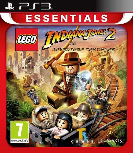 LEGO Indiana Jones 2: The Adventure Continues - Essentials (PS3)(New) - Lucasarts Games 120G
