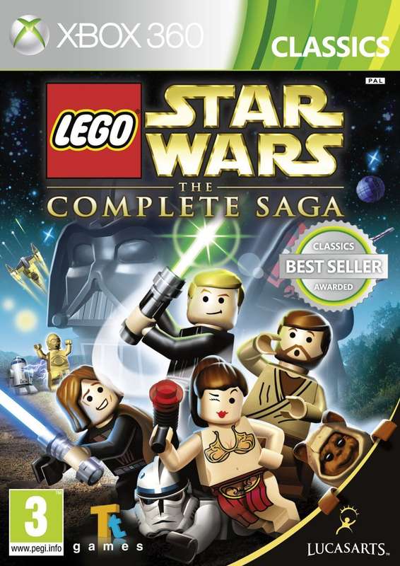 LEGO Star Wars: The Complete Saga - Classics (Xbox 360)(Pwned) - Lucasarts Games 130G
