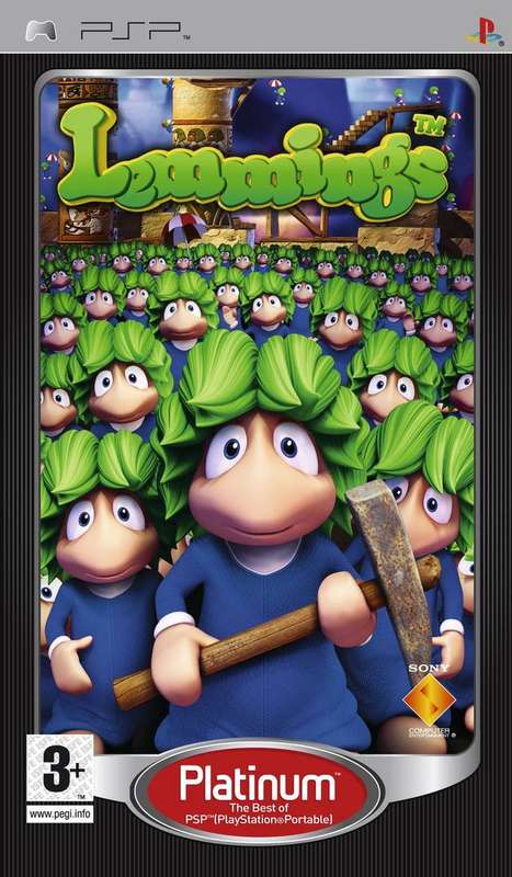 Lemmings - Platinum (PSP)(Pwned) - Sony (SIE / SCE) 80G