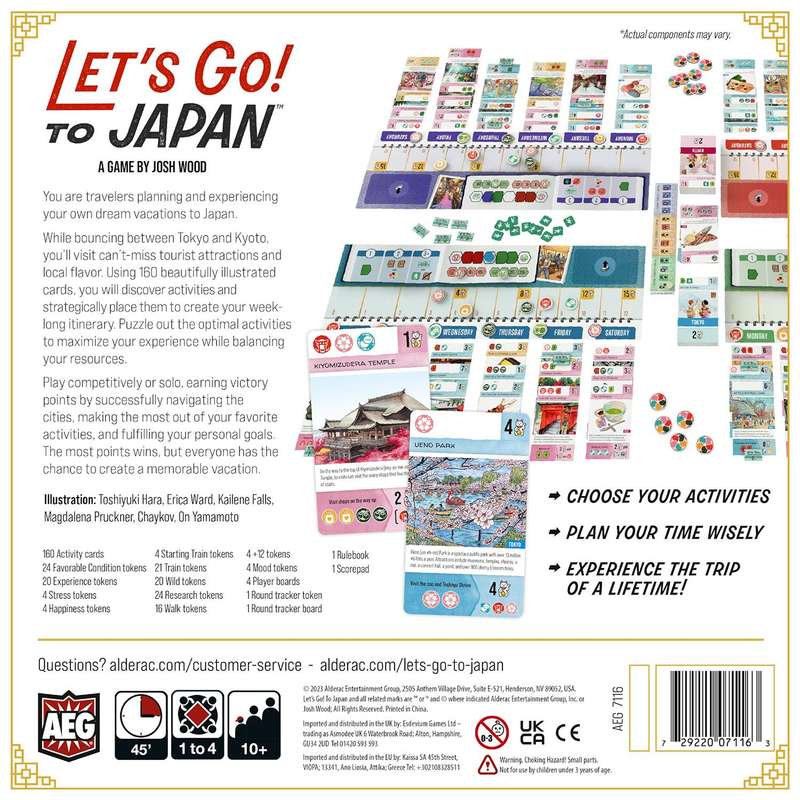 Let's Go! To Japan (New) - Alderac Entertainment Group / AEG 1600G
