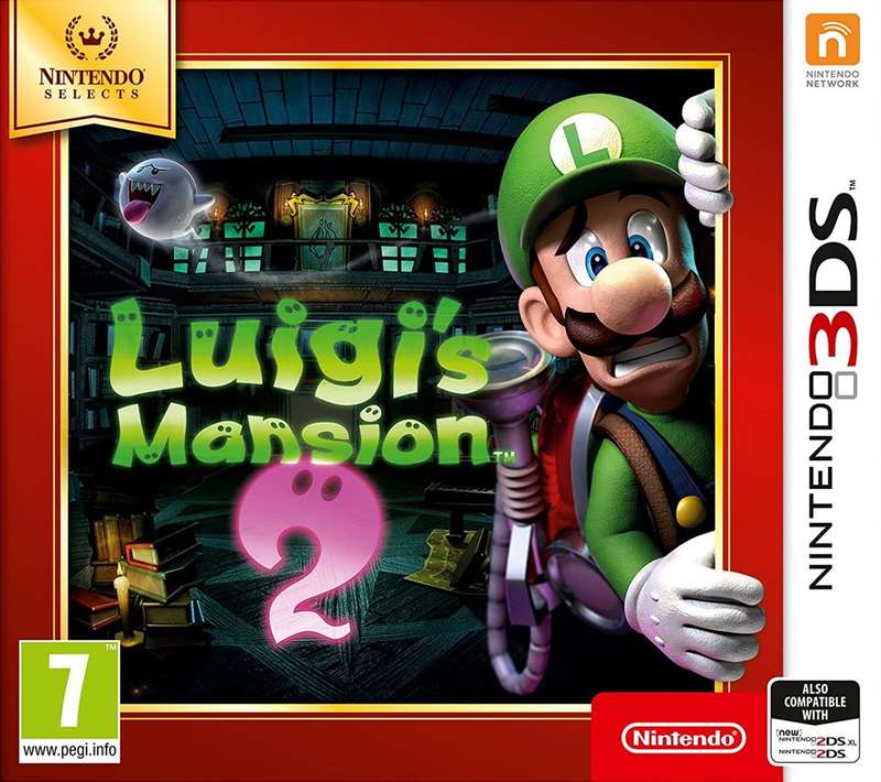 Luigi's Mansion 2: Dark Moon - Nintendo Selects (3DS)(New) - Nintendo 110G