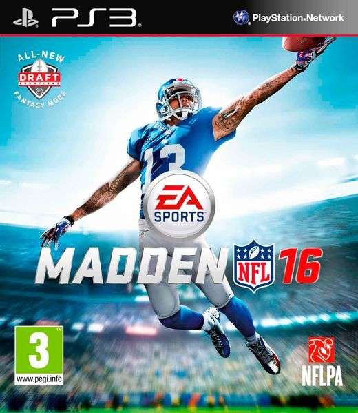 Madden NFL 16 (PS3)(New) - Electronic Arts / EA Sports 120G