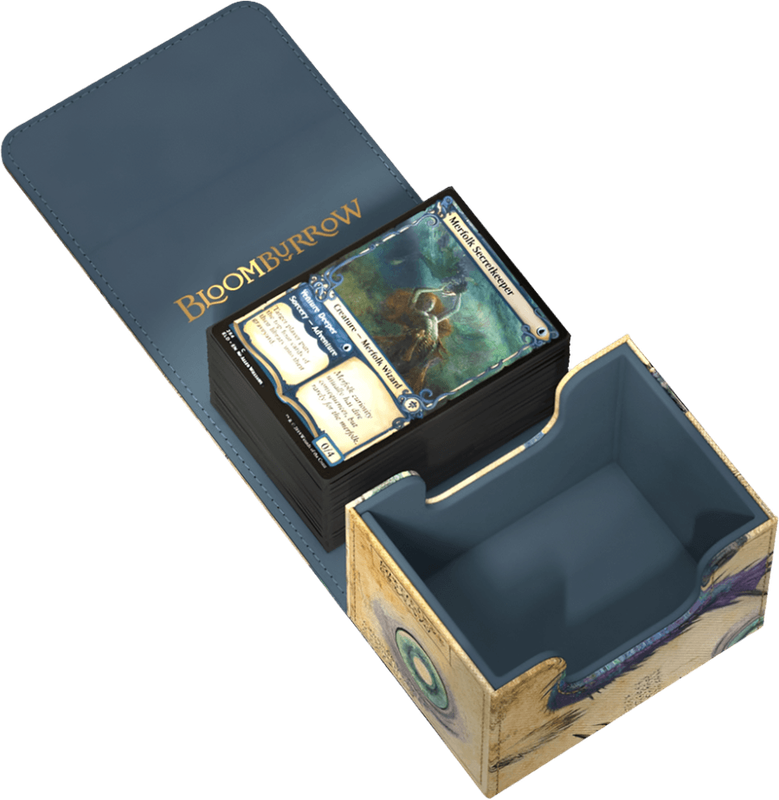 Magic the Gathering TCG: Sidewinder 100+ XenoSkin Deck Case - Bloomburrow - Eluge, the Shoreless