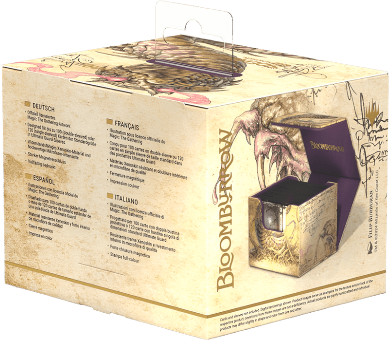 Magic the Gathering TCG: Sidewinder 100+ XenoSkin Deck Case - Bloomburrow - Rottenmouth Viper (New)