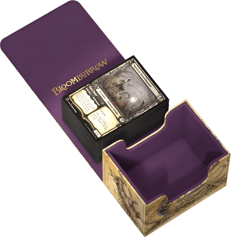 Magic the Gathering TCG: Sidewinder 100+ XenoSkin Deck Case - Bloomburrow - Rottenmouth Viper (New)