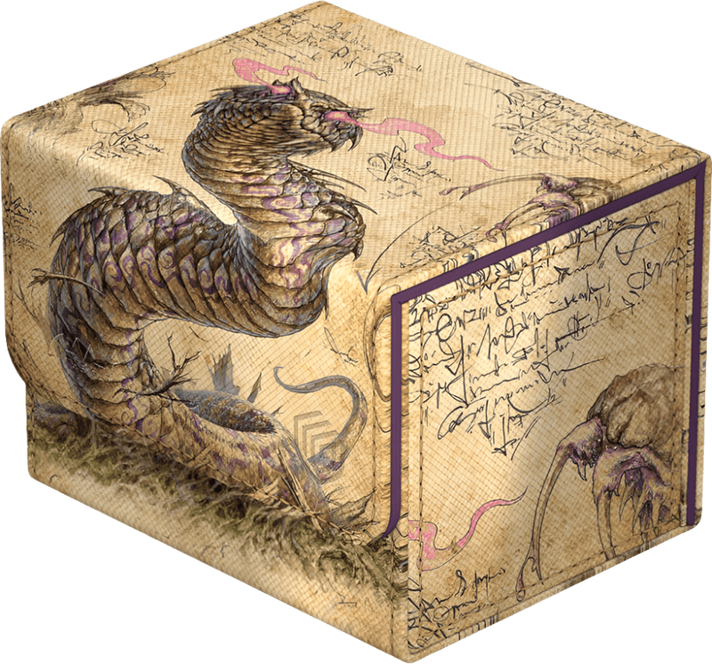 Magic the Gathering TCG: Sidewinder 100+ XenoSkin Deck Case - Bloomburrow - Rottenmouth Viper (New)
