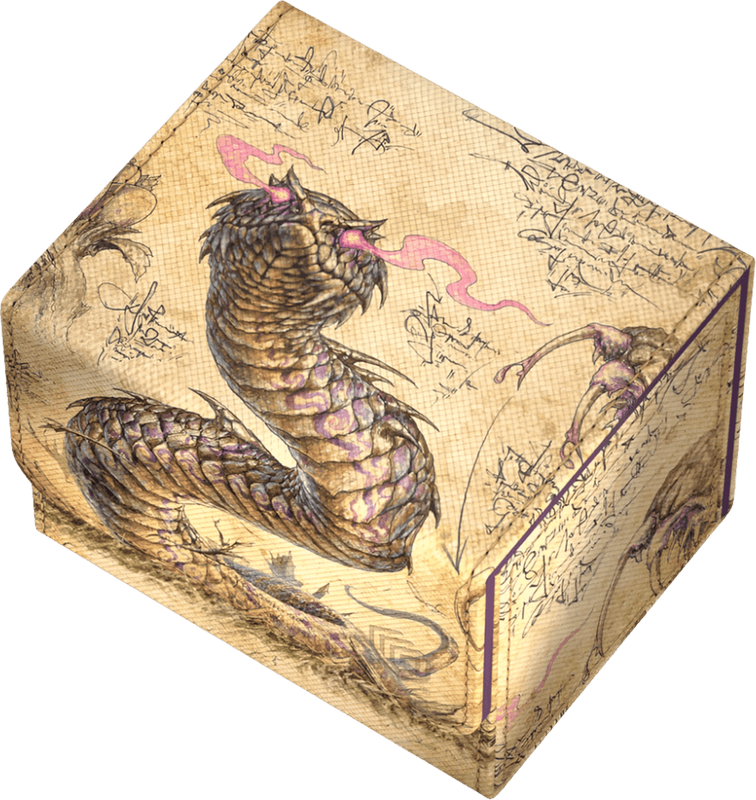 Magic the Gathering TCG: Sidewinder 100+ XenoSkin Deck Case - Bloomburrow - Rottenmouth Viper (New)