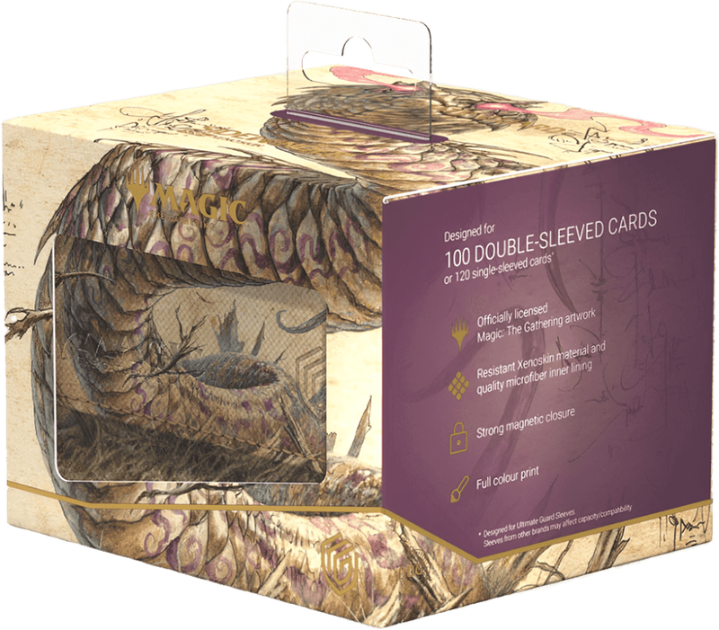 Magic the Gathering TCG: Sidewinder 100+ XenoSkin Deck Case - Bloomburrow - Rottenmouth Viper (New)