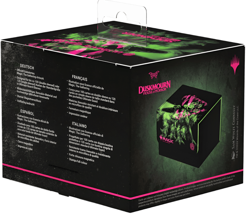 Magic the Gathering TCG: Sidewinder 100+ XenoSkin Deck Case - Duskmourn: House of Horror - Kona,