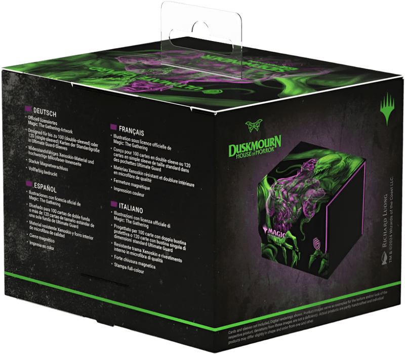 Magic the Gathering TCG: Sidewinder 100+ XenoSkin Deck Case - Duskmourn: House of Horror - Tyvar,