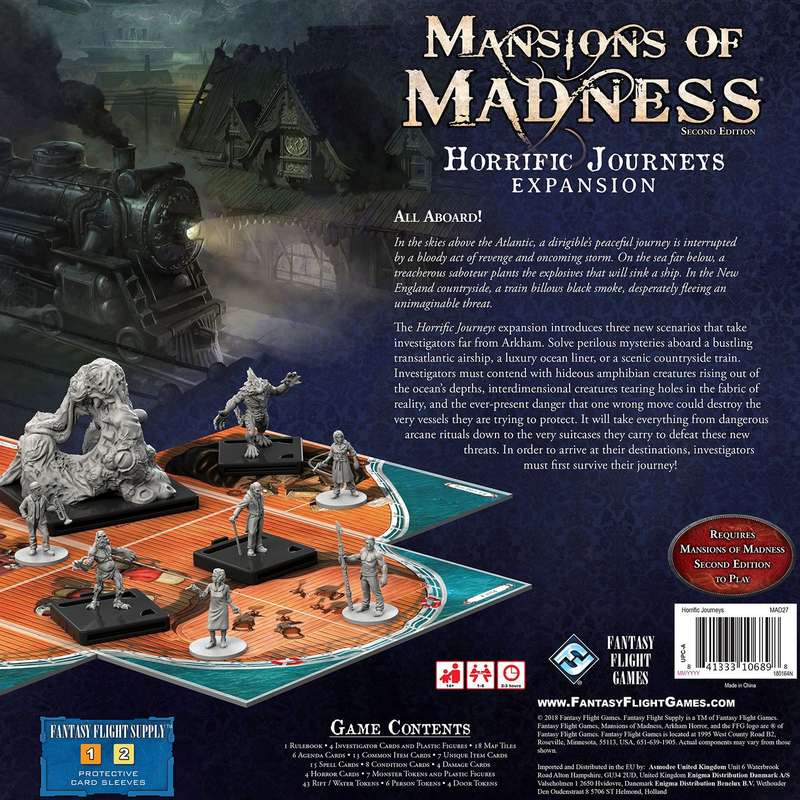 Mansions of Madness - Second Edition: Horrific Journeys Expansion (New) - Fantasy Flight Games 1600G