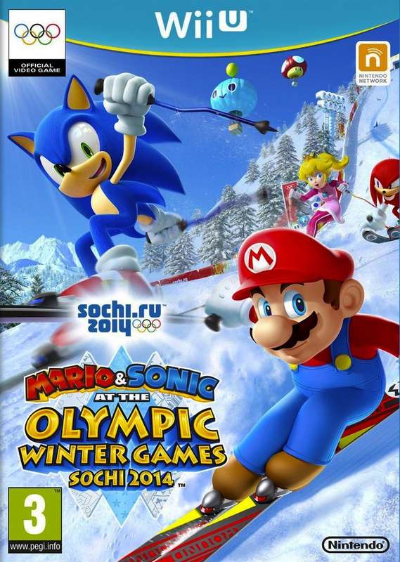 Mario & Sonic at the Sochi 2014 Olympic Winter Games (Wii U)(Pwned) - Nintendo 130G
