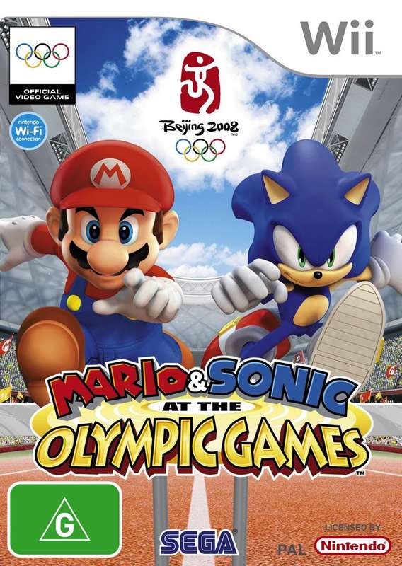 Mario & Sonic at the Olympic Games (Wii)(Pwned) - SEGA 130G