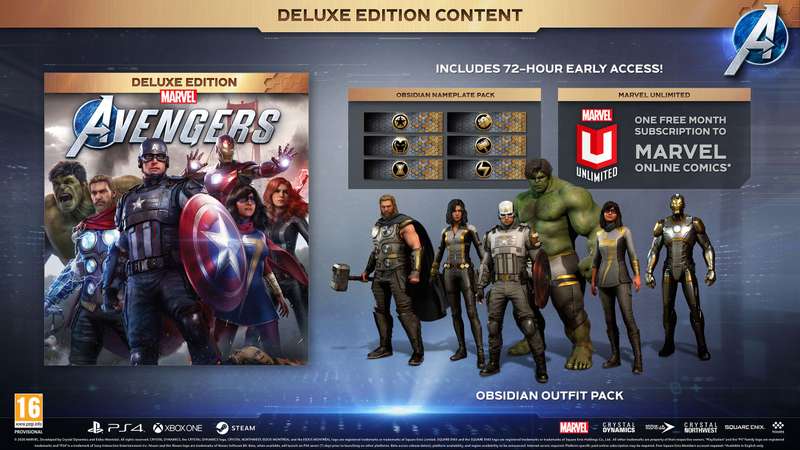 Marvel Avengers - Deluxe Edition (PS4)(New) - Square Enix 200G