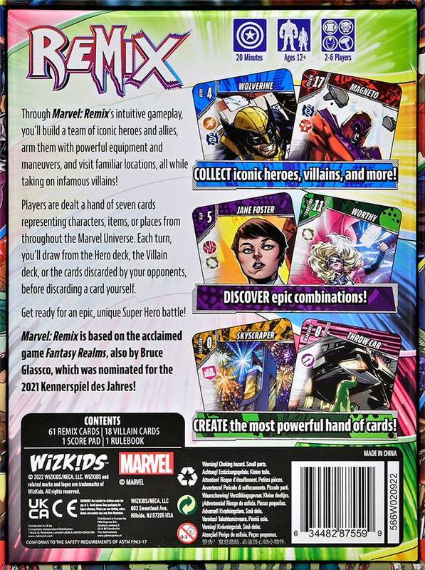 Marvel: Remix (New) - WizK!ds / WizKids 350G