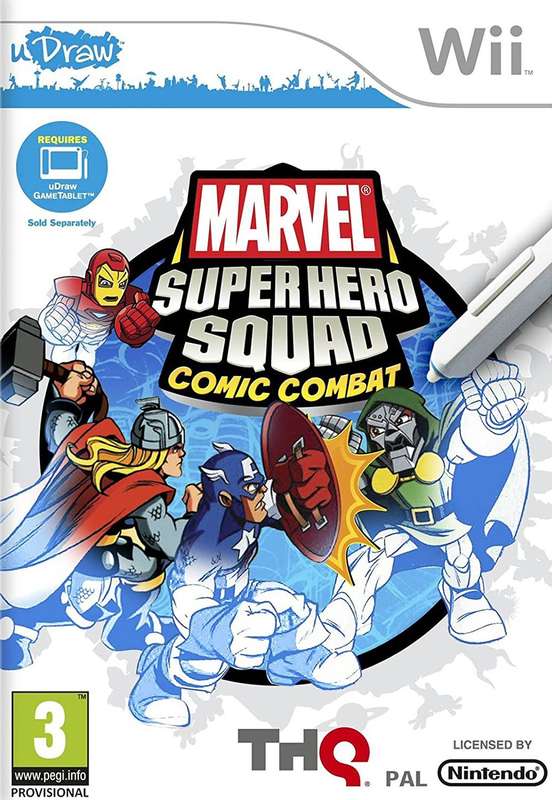 Marvel: Super Hero Squad - Comic Combat [uDraw] (Wii)(New) - THQ 130G