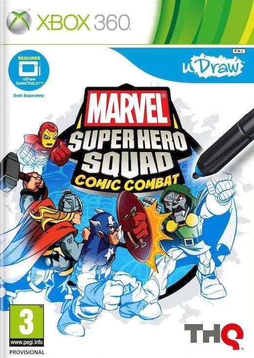Marvel Super Hero Squad: Comic Combat (uDraw)(Xbox 360)(New) - THQ 130G
