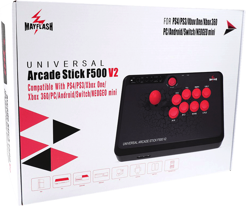 Mayflash F500 V2 Universal Arcade Fightstick (PC / PS3 / PS4 / Xbox 360 / Xbox One / Xbox Series /