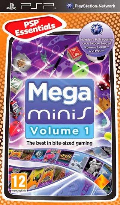 Mega Minis Volume 1 - Essentials (PSP)(Pwned) - Sony (SIE / SCE) 80G