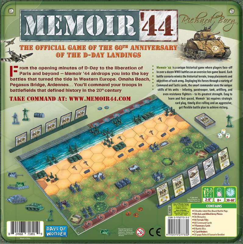 Memoir '44 (New) - Days of Wonder 1500G