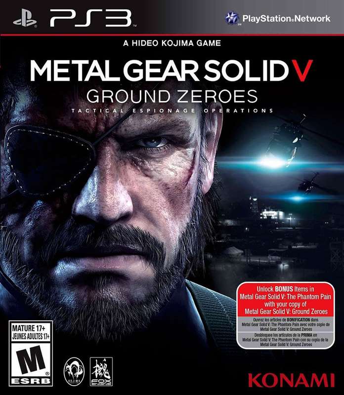 Metal Gear Solid V: Ground Zeroes (NTSC/U)(PS3)(Pwned) - Konami 120G