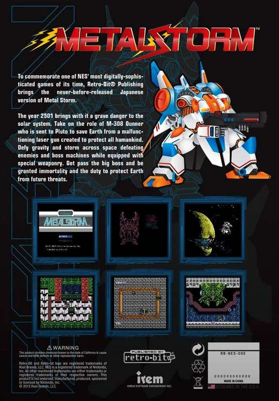 Metal Storm (NES)(New) - Retro-Bit 250G