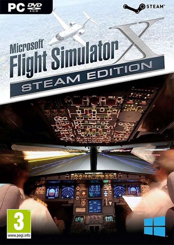 Microsoft Flight Simulator X - Steam Edition (PC)(New) - Microsoft Game Studios 130G