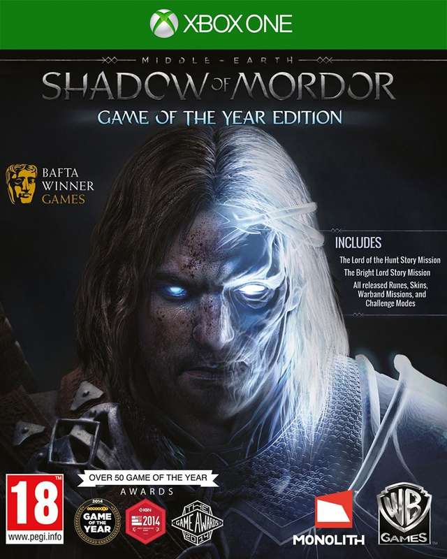 Middle-Earth: Shadow of Mordor - Game of the Year Edition (Xbox One)(New) - Warner Bros.