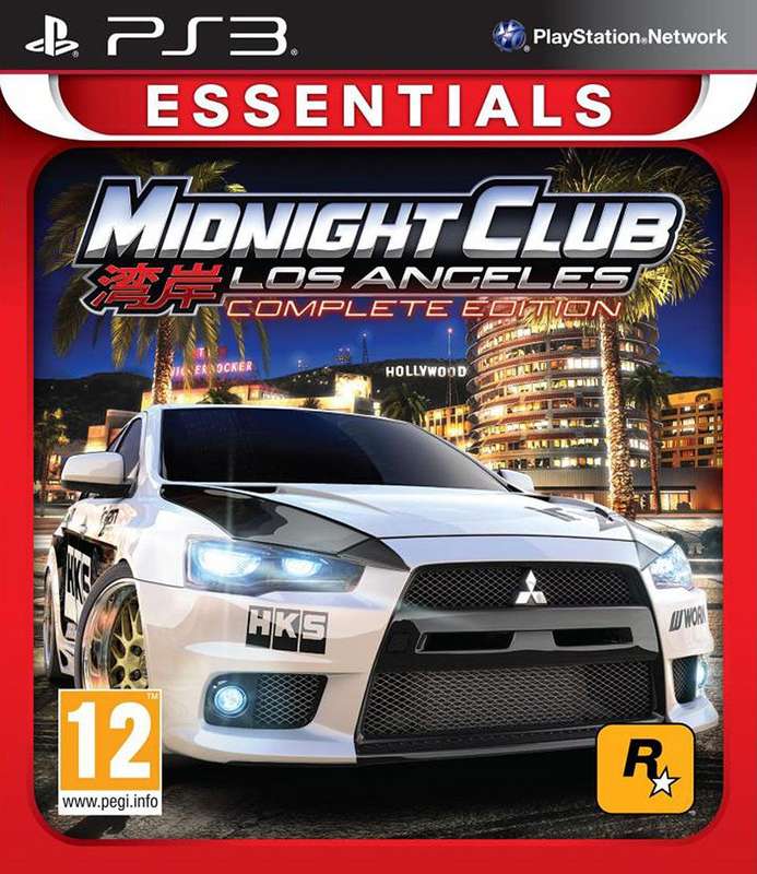 Midnight Club: Los Angeles - Complete Edition - Essentials (PS3)(Pwned) - Rockstar Games 120G