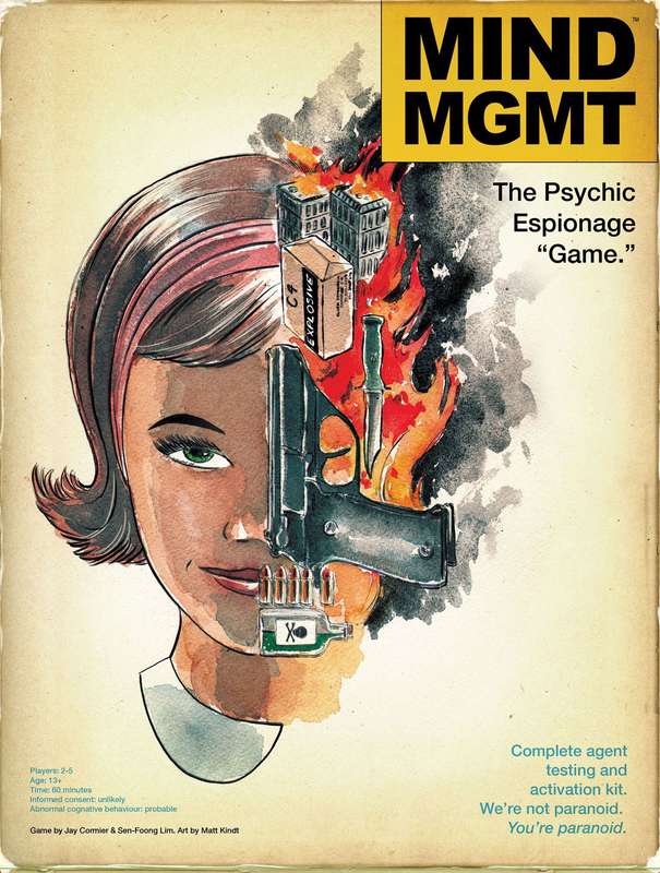 Mind MGMT: The Psychic Espionage Game (New) - Off the Page Games 1800G