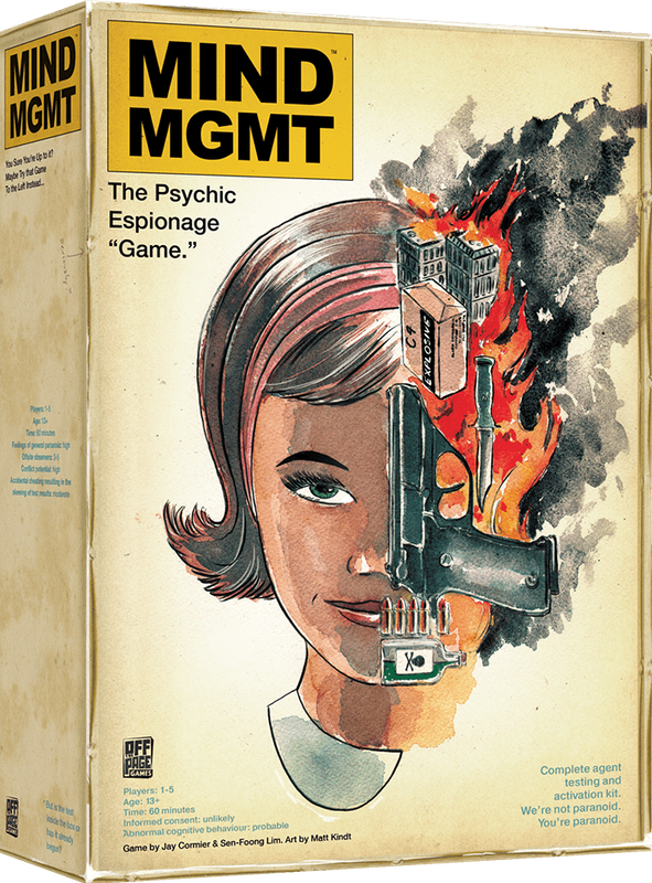Mind MGMT: The Psychic Espionage Game (New) - Off the Page Games 1800G
