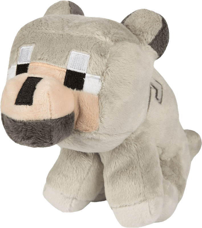 Minecraft - 8'' Baby Wolf Plush (New) - MR 100G