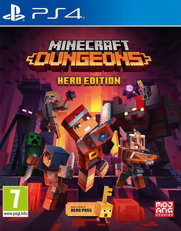 Minecraft: Dungeons - Hero Edition (PS4)(New) - Microsoft / Xbox Game Studios 90G