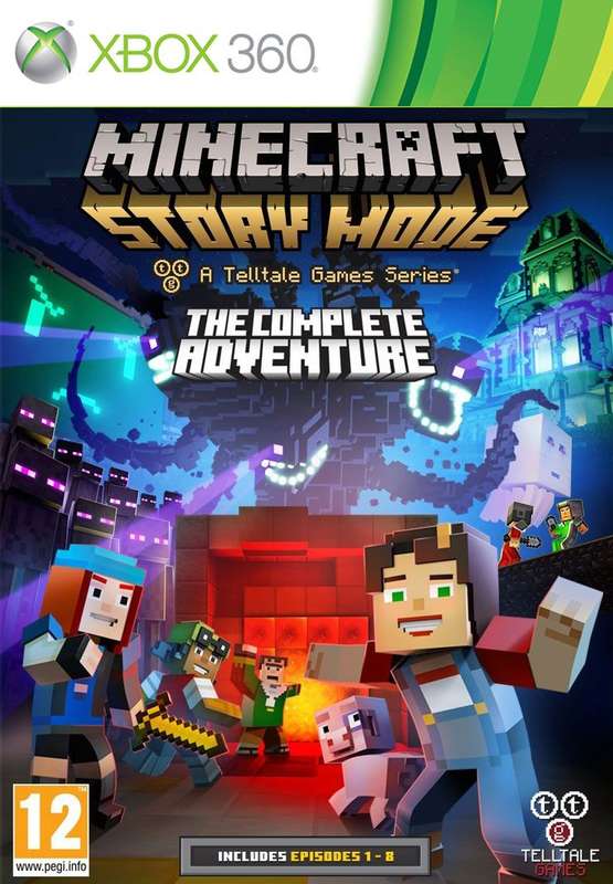 Minecraft: Story Mode - The Complete Adventure (Xbox 360)(Pwned) - Telltale Games 130G